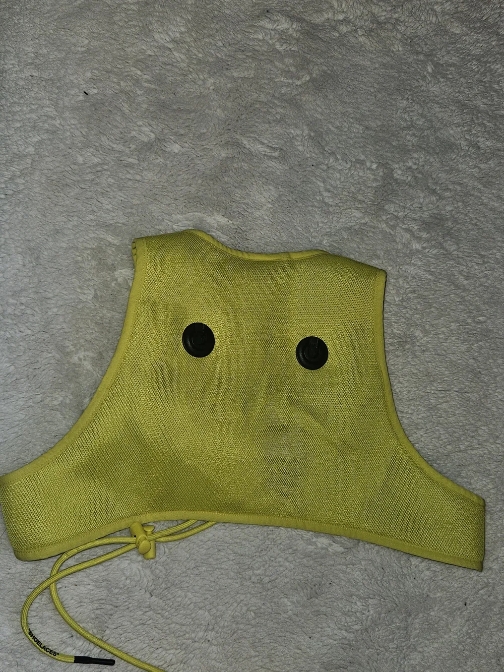 Nike/Off White Yellow Lime Sports Crop Top